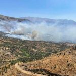 Χανιά: Συναγερμός από πυρκαγιά σε δύσβατη περιοχή