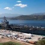 Χανιά: “Έδεσε” στο Μαράθι το αεροπλανοφόρο Αϊζενχάουερ