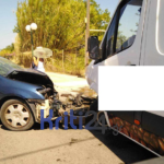 Χανιά: Αυτοκίνητο συγκρούστηκε πλαγιομετωπικά με επαγγελματικό βαν (φώτο)