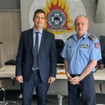Ο Αλέξανδρος Μαρκογιαννάκης στον Αρχηγό της Πυροσβεστικής για την ενίσχυση του Σώματός στα Χανιά