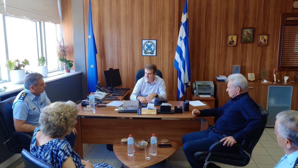 Συνάντηση του Δημάρχου Ηρακλείου με τον Υπουργό Προστασίας του Πολίτη
