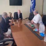 Σύσκεψη εργασίας στο Επιμελητήριο Χανίων με τον Υφυπουργό Εξωτερικών, Κώστα Φραγκογιάννη