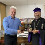 Συνάντηση του Δημάρχου Ηρακλείου με τον Πατριάρχη Κωνσταντινουπόλεως των Αρμενίων