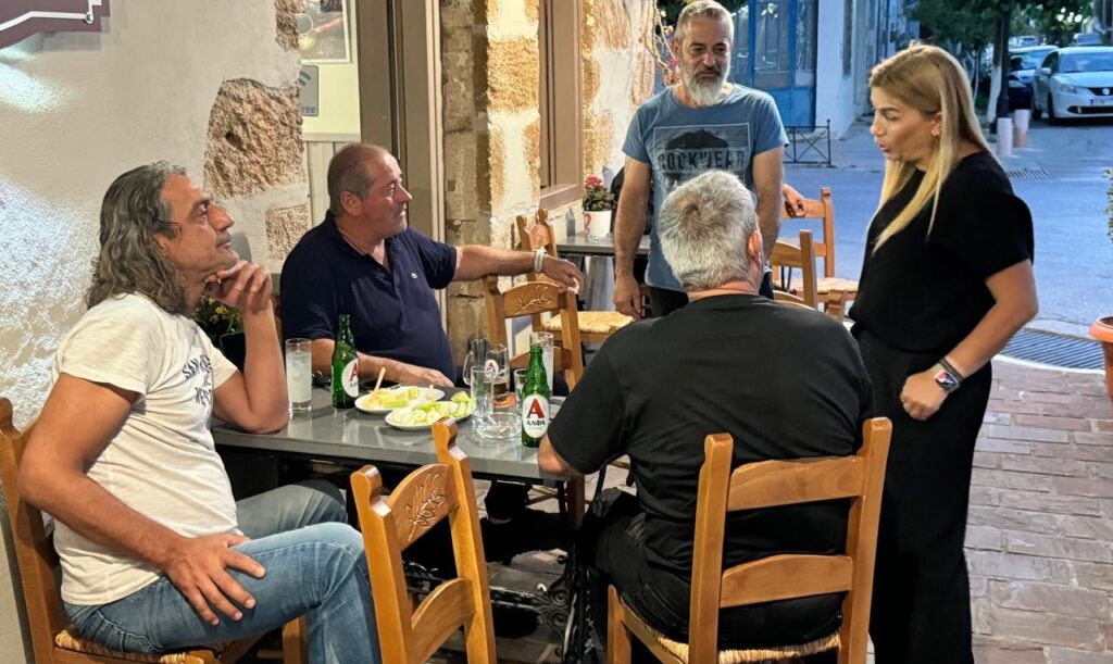 Επίσκεψη Σέβης Βολουδάκη σε χωριά του Αποκόρωνα | φωτο