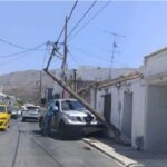 Χανιά: Αγροτικό έπεσε πάνω σε κολώνα ηλεκτροφωτισμού (φώτο)