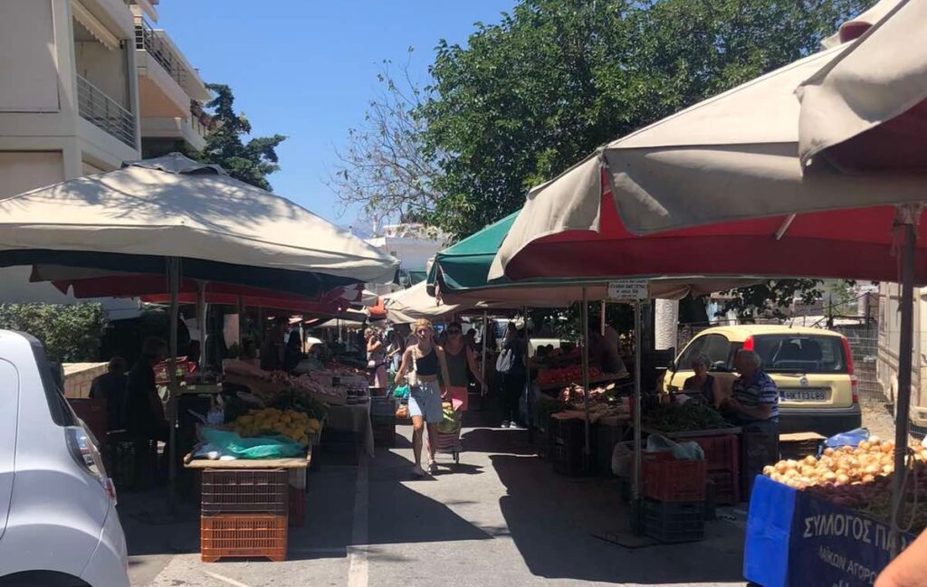 Ηράκλειο: Σε νέα θέση η λαϊκή αγορά της Παρασκευής στη Θέρισο