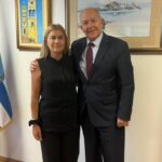 Συνάντηση Σέβης Βολουδάκη με τον υφυπουργό Ναυτιλίας