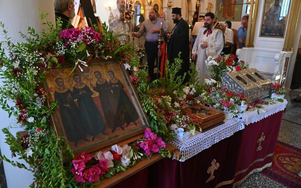 Στις Μέλαμπες Ρεθύμνου οι κάρες των Αγίων Τεσσάρων Νεομαρτύρων | φωτο