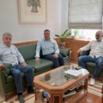 Συνάντηση Περιφερειάρχη Κρήτης με τον Δήμαρχο Αγίου Νικολάου