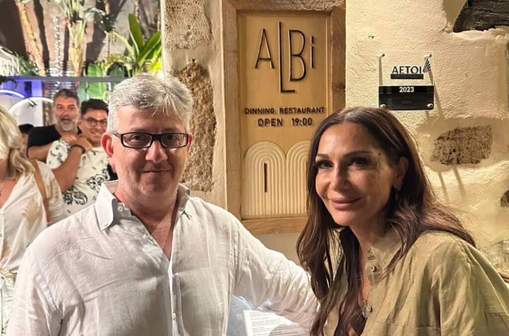 Χανιά: Στο εστιατόριο Albi βρέθηκαν Βανδή- Μπισμπίκης | φωτο