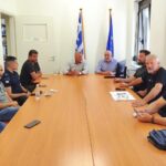 Συνάντηση Αντιπεριφερειάρχη Πολιτικής Προστασίας με τον Δήμαρχο Σφακίων