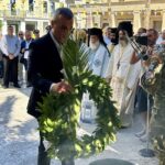 Στις εκδηλώσεις τιμής και μνήμης για τον Απόστολο Τίτο και τους σφαγιασθέντες κατοίκους του Χάνδακα της 25ης Αυγούστου 1898 ο Χάρης Μαμουλάκης