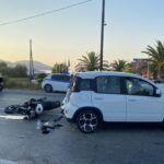 Σοβαρό τροχαίο στον ΒΟΑΚ | Σύγκρουση μηχανής με ΙΧ – Ένας τραυματίας