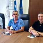 Συνάντηση του Αντιπεριφερειάρχη Διασύνδεσης με Ερευνητικά και Ακαδημαϊκά Ιδρύματα με τον Πρύτανη και τον Αντιπρύτανη Οικονομικών του ΕΛΜΕΠΑ