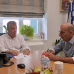 Συνάντηση Περιφερειάρχη Κρήτης με τον Δήμαρχο Καντάνου – Σελίνου  