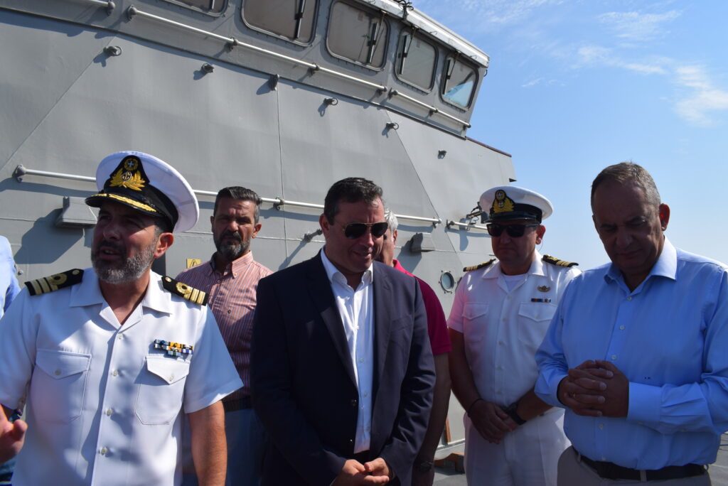 Κρήτη: Στον τόπο καταγωγής του Νεάρχου κατέπλευσε η πυραυλάκατος Γρηγορόπουλος του Πολεμικού Ναυτικού