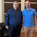 Συνάντηση εργασίας του Αντιπεριφερειάρχη Χανίων με τον,Αντιπρόεδρο του Ευρωπαϊκού Οργανισμού για την Υγεία και Ασφάλεια στην Εργασία