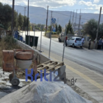 Χανιά: Αυτοκίνητο “έπεσε” πάνω σε κάδο απορριμμάτων (φώτο)