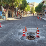 Χανιά: Έπεσε άσφαλτος στην οδό Κυδωνίας | Ολοκληρώθηκαν οι εργασίες (φώτο)