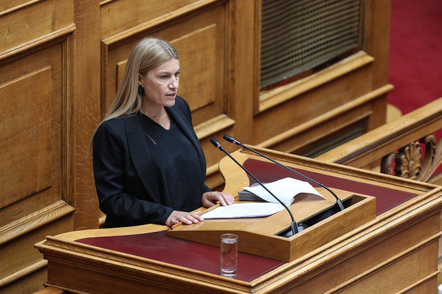 Τοποθέτηση της Σέβης Βολουδάκη στην Ολομέλεια της Βουλής για το Νομοσχέδιο του Υπουργείου Τουρισμού
