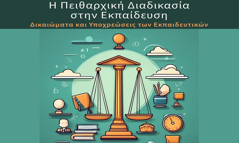 «Η Πειθαρχική Διαδικασία στην Εκπαίδευση: Δικαιώματα και Υποχρεώσεις των Εκπαιδευτικών» στο Πνευματικό Κέντρο Χανίων