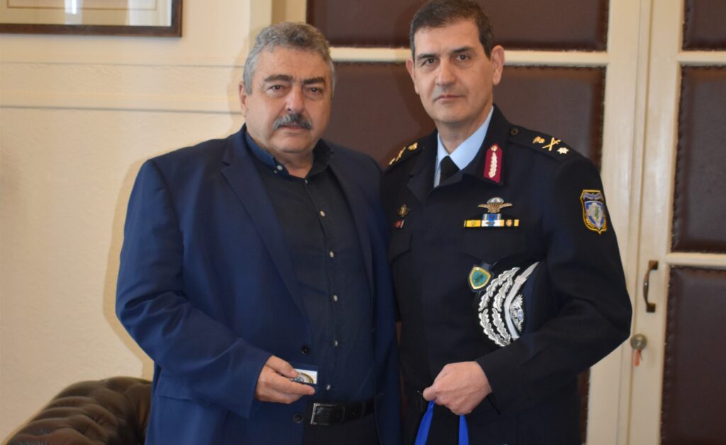 Στο Ν.Καλογερή ο νέος Αστυνομικός Διευθυντής Χανίων