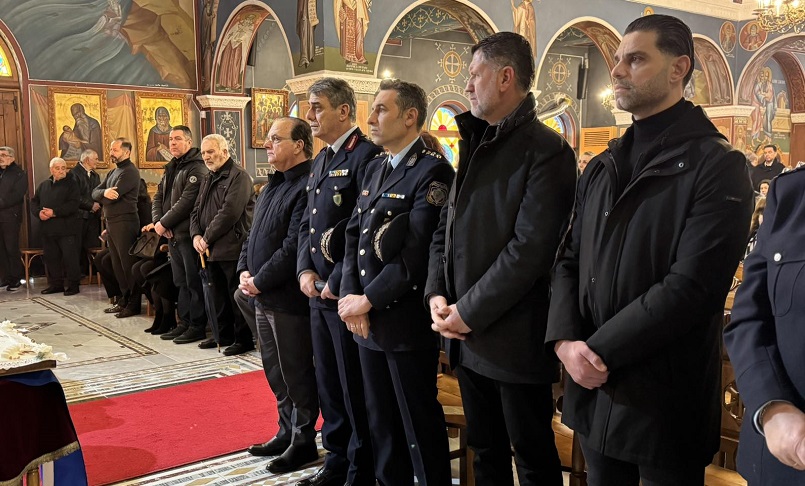 Τίμησαν τους πεσόντες εν ώρα καθήκοντος αστυνομικούς στο Ρέθυμνο (φώτο)
