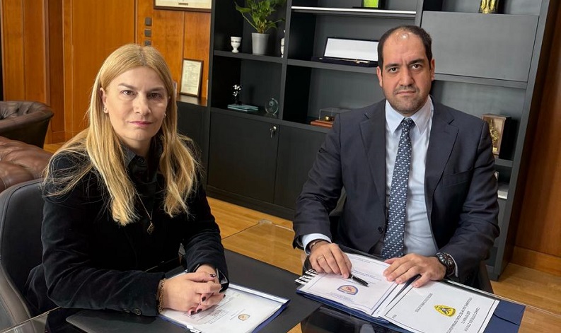 Συνάντηση Σέβης Βολουδάκη με τον Υφυπουργό Εθνικής Άμυνας, Γ. Κεφαλογιάννη