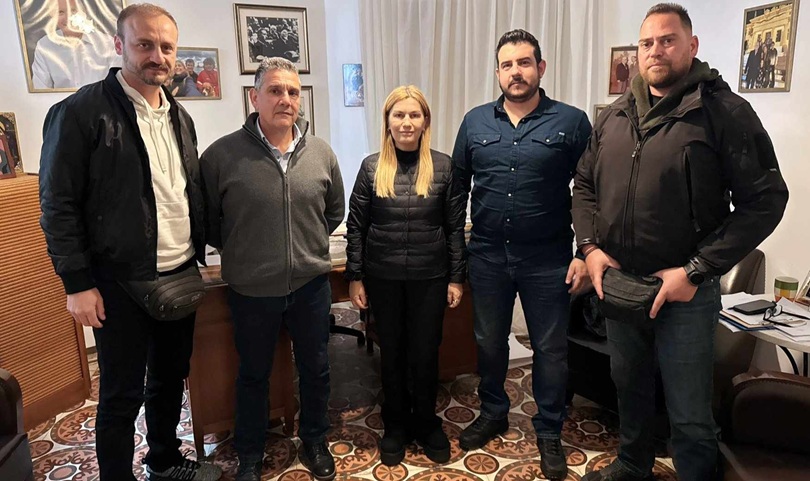 Συνάντηση Σ. Βολουδάκη με το ΔΣ της Ένωσης Υπαλλήλων Εξωτερικής Φρουράς Καταστημάτων Κράτησης Χανίων