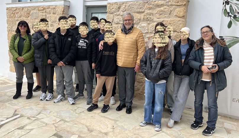 Συνάντηση του Δημάρχου Σητείας με την Περιβαλλοντικής Ομάδας 1ου Γυμνασίου Σητείας
