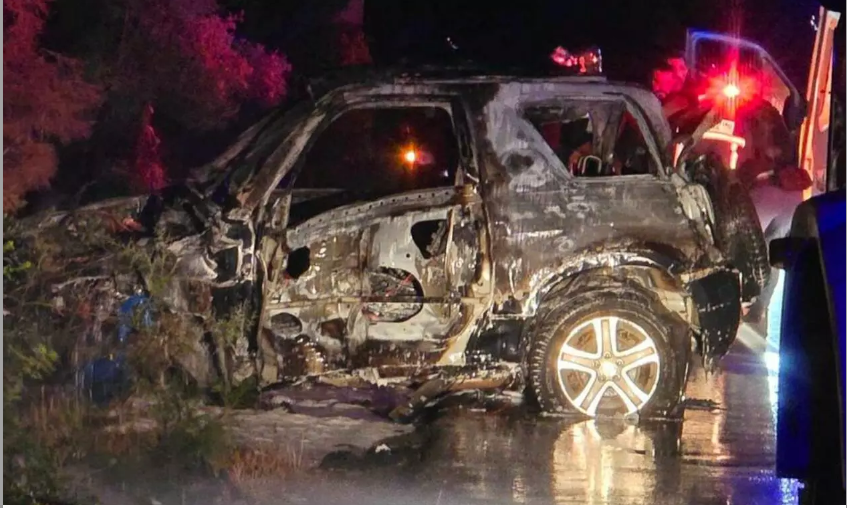 Κρήτη: Αυτοκίνητο τυλίχτηκε στις φλόγες