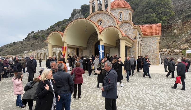 Χανιά: Θεία Λειτουργία στον Όσιο Νικηφόρο, στο Συρικάρι