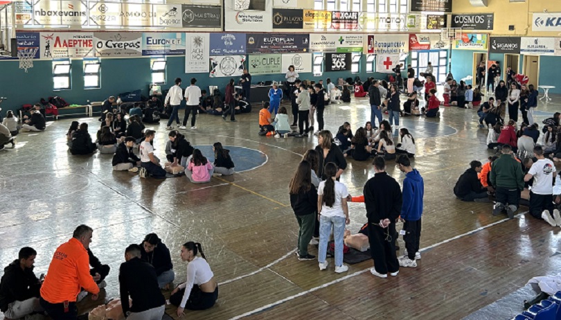 Eκπαιδευτικό σεμινάριο ΚΑΡΠΑ σε εκατοντάδες μαθητές δευτεροβάθμιας εκπαίδευσης στον Αγ. Νικόλαο
