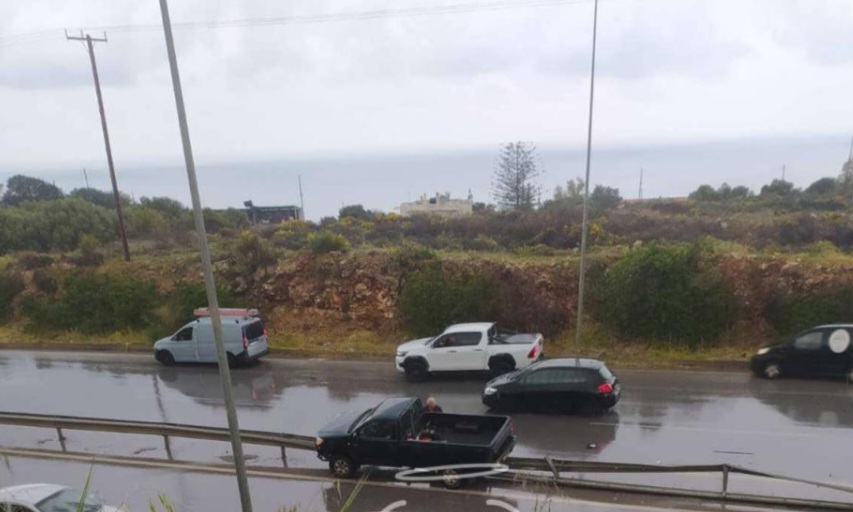 Κρήτη: Σοβαρό τροχαίο με δύο τραυματίες στον ΒΟΑΚ