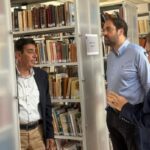 Επίσκεψη Γιάννη Κεφαλογιάννη στη Δημόσια Κεντρική Βιβλιοθήκη Ρεθύμνου