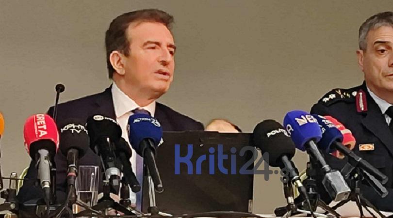 Ρέθυμνο: LIVE η συνέντευξη τύπου του Μιχάλη Χρυσοχοΐδη για οπλοκατοχή και οπλοφορία (φώτο & video)