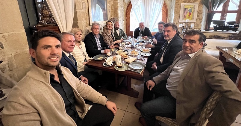 Υποδοχή αποστολής τουριστικών φορέων και πρακτόρων από τα Ιωάννινα στο Ρέθυμνο
