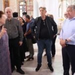 Αυτοψία και επιθεώρηση των εργασιών στον Άγιο Μηνά  από την Υπουργό Πολιτισμού