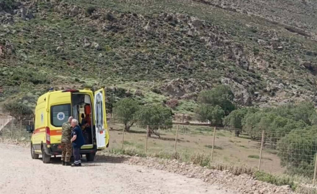 Χανιά: Τραυματισμός σε ατύχημα με «γουρούνα» στον δρόμο προς Μπάλο | φωτο