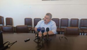 Χανιά: Συλλυπητήριο μήνυμα Καλογερή για τον θάνατο του Βαγγέλη Χναρά