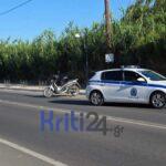 Χανιά: Μοτοσικλέτα παρέσυρε πεζό στον Πλατανιά! Δύο άτομα στο νοσοκομείο | φωτο
