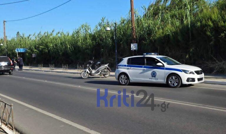 Χανιά: Μοτοσικλέτα παρέσυρε πεζό στον Πλατανιά! Δύο άτομα στο νοσοκομείο | φωτο