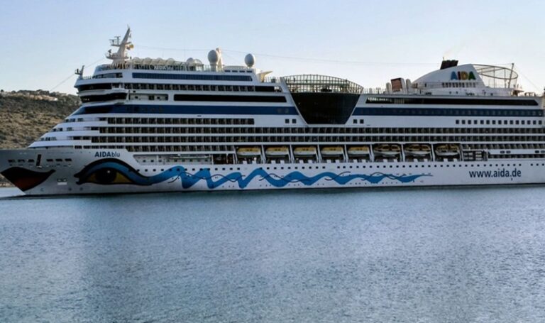 Στα Χανιά 2.259 επιβάτες κρουαζιέρας με το AIDABLU