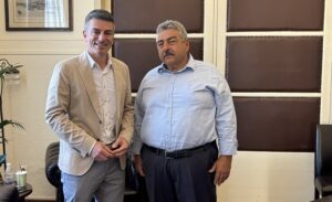 Χανιά: Με τον πρόεδρο του Κτηματολογίου συναντήθηκε ο Ν. Καλογερής