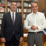 Συνάντηση του Αλέξανδρου Μαρκογιαννάκη με τον Πρωθυπουργό  στο Μέγαρο Μαξίμου