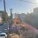Χανιά: Πυρκαγιά σε χωράφι στις Μουρνιές | φωτο
