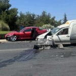 Χανιά: Τροχαίο ατύχημα στον κόμβο του πρώην πολυκλαδικού στο Ακρωτήρι (φώτο)