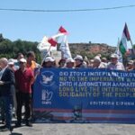 Χανιά: Με πορεία προς τη βάση της Σούδας συνεχίστηκε η διήμερη διάσκεψη των κινημάτων Ειρήνης της Μέσης Ανατολής (φωτο)