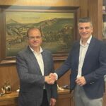 Η συνάντηση του Δημάρχου Ρεθύμνης με τον Πρόεδρο του Ελληνικού Κτηματολογίου