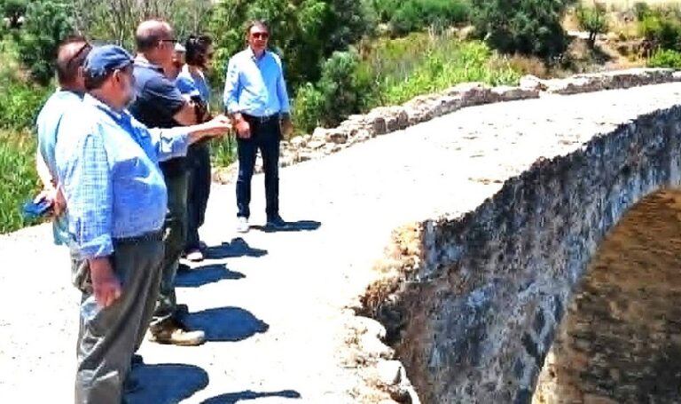 Ολοκληρώθηκαν σχεδόν στο σύνολο τους οι εργασίες αποτύπωσης του ιστορικού πέτρινου γεφυριού “Παλιοκαμάρα” στο Δεμάτι